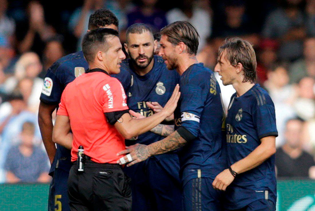 El tuit de Modric sobre su expulsión en el Celta-Real Madrid