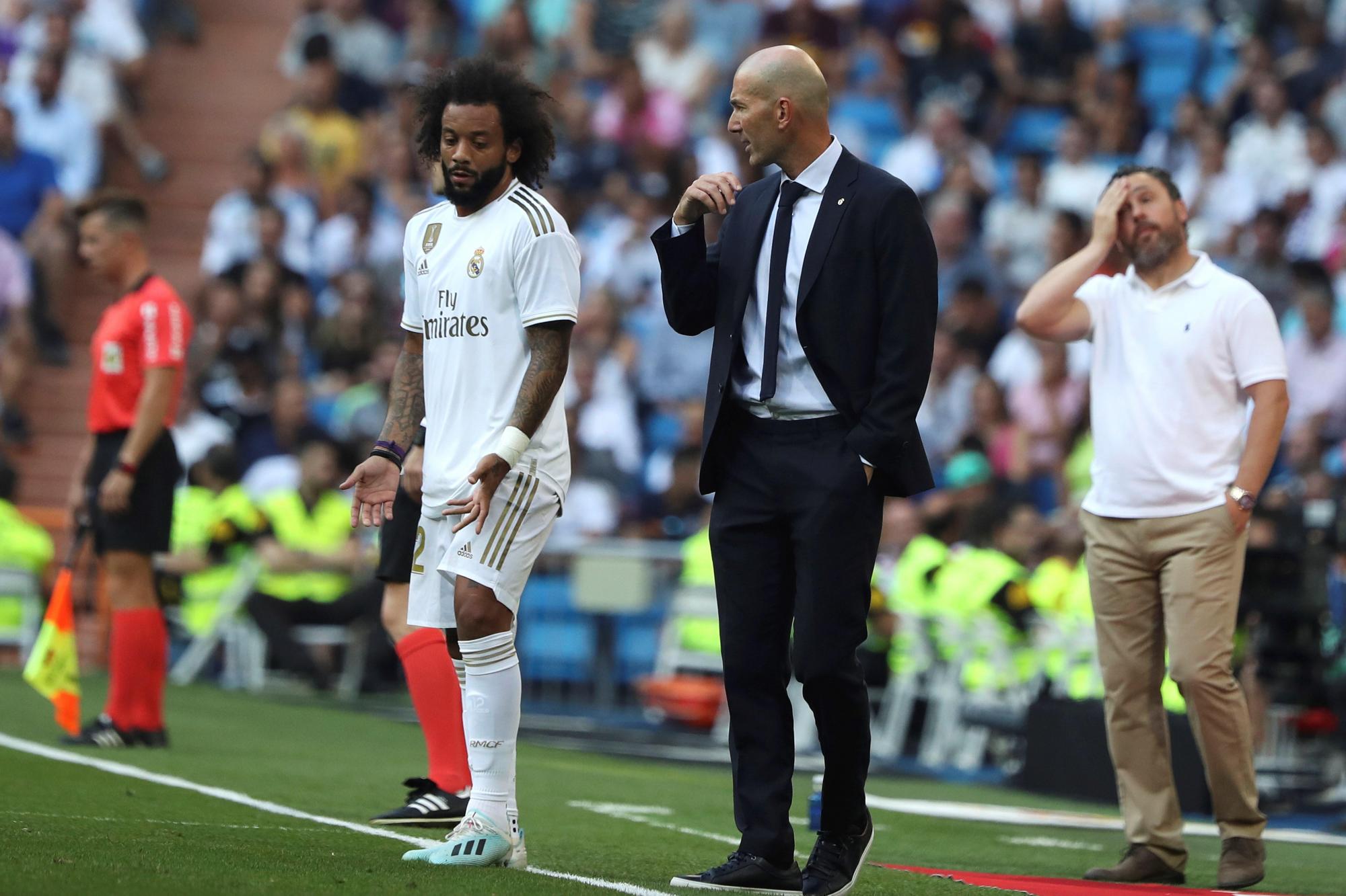 Zidane explica gráficamente la derrota del Real Madrid