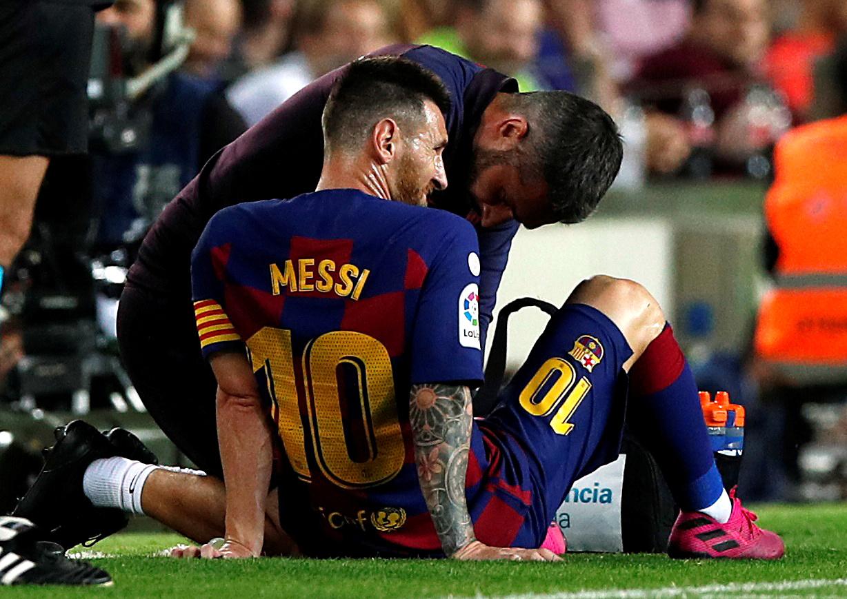 El estado de la lesión de Messi antes de que el Barcelona reciba al Inter en la Champions